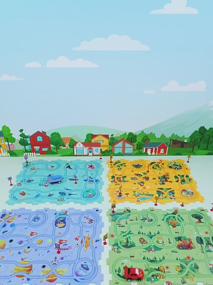 Rail Car Track Puzzle