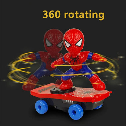 Spider-Man Electric Stunt Skateboard Toy