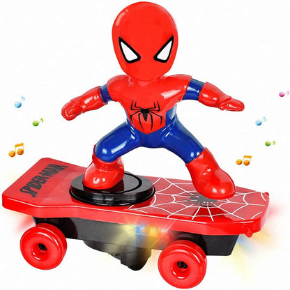Spider-Man Electric Stunt Skateboard Toy