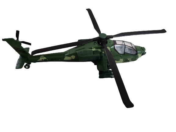 Helicopter Gun Ship – Kids Military Toy Helicopter with Lights & Sound