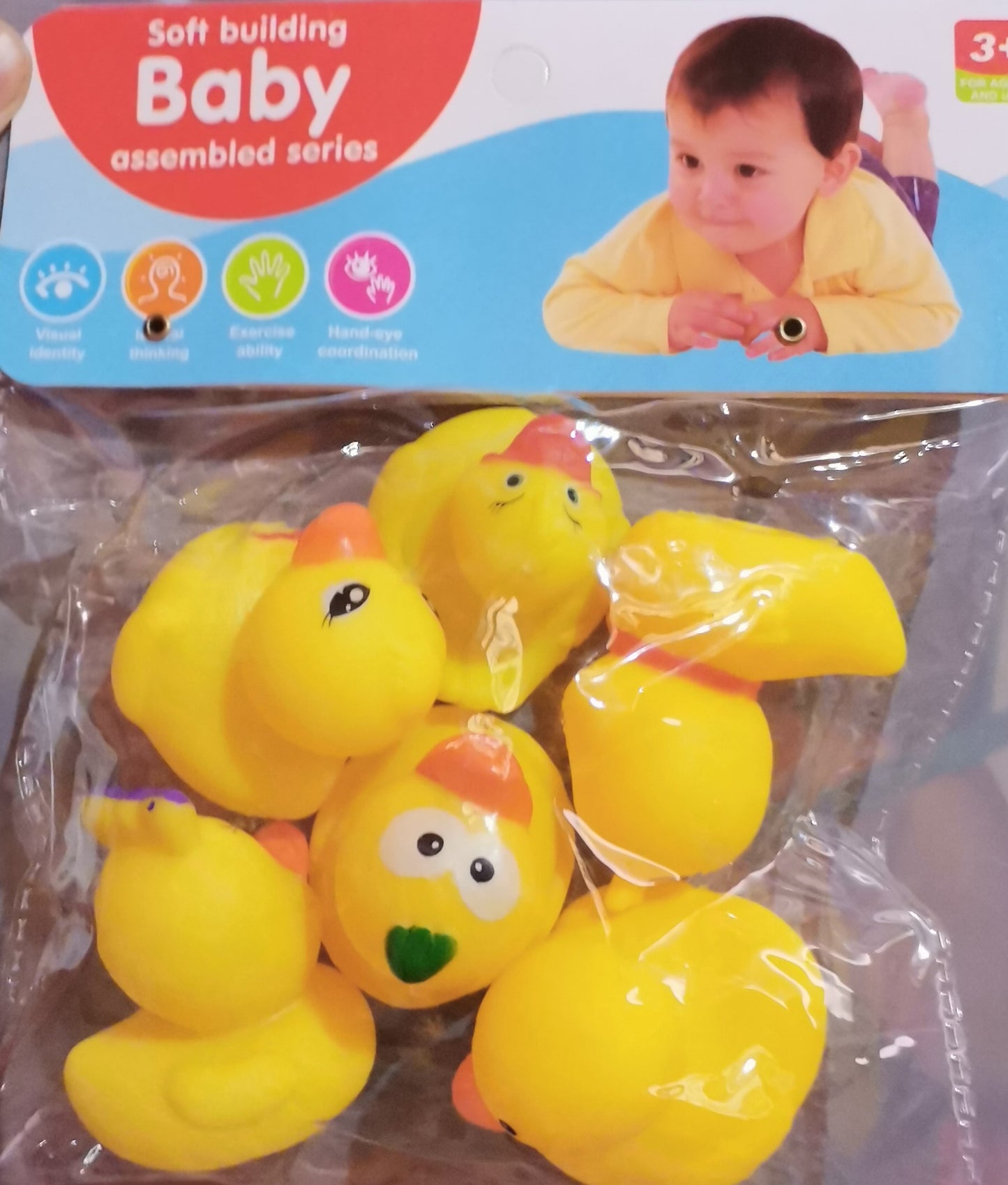 Bath Toy Chuchu Set - Duck Set 6 Pcs