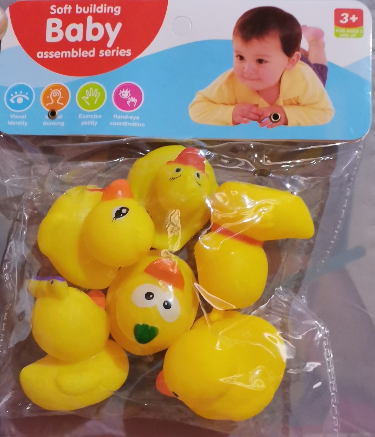 Bath Toy Chuchu Set - Duck Set 6 Pcs